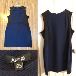Apt. 9 Black and Blue cocktail dress
